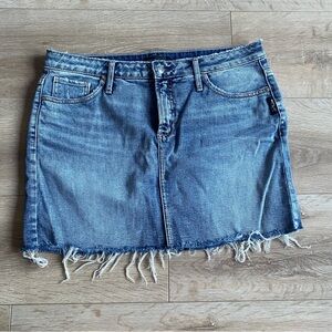 Silver Jeans Francy denim jean skirt